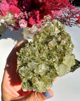Epidote Quartz Cluster - Baltic Mermaid