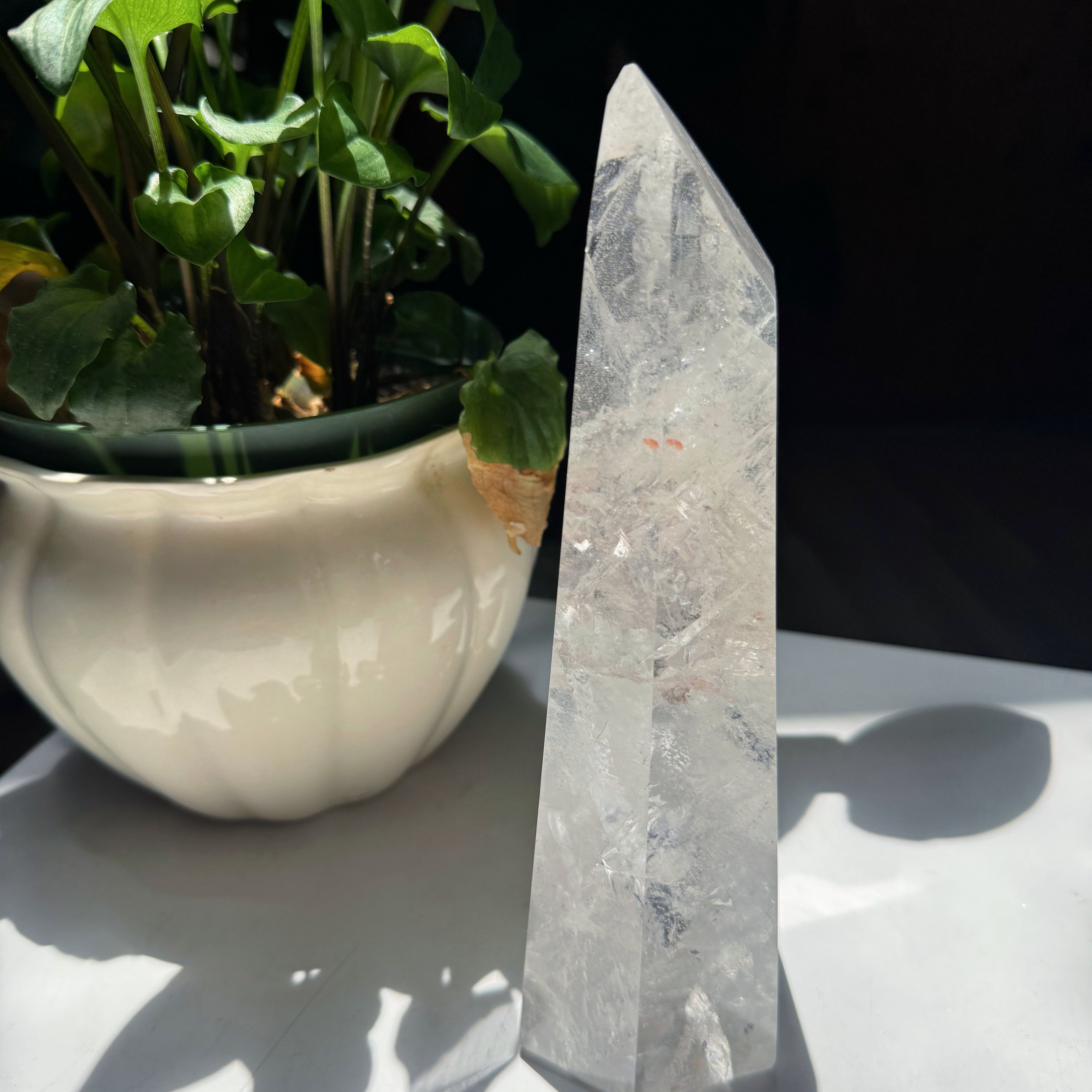 Large Clear Quartz Tower from Brazil - AA Baltic Mermaid