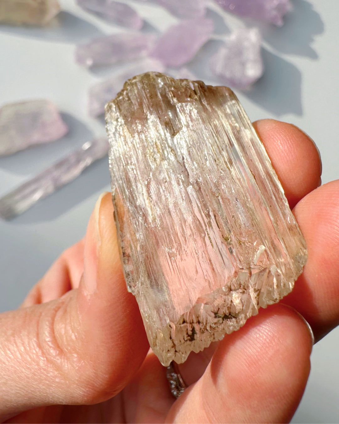 Raw Kunzite - Baltic Mermaid