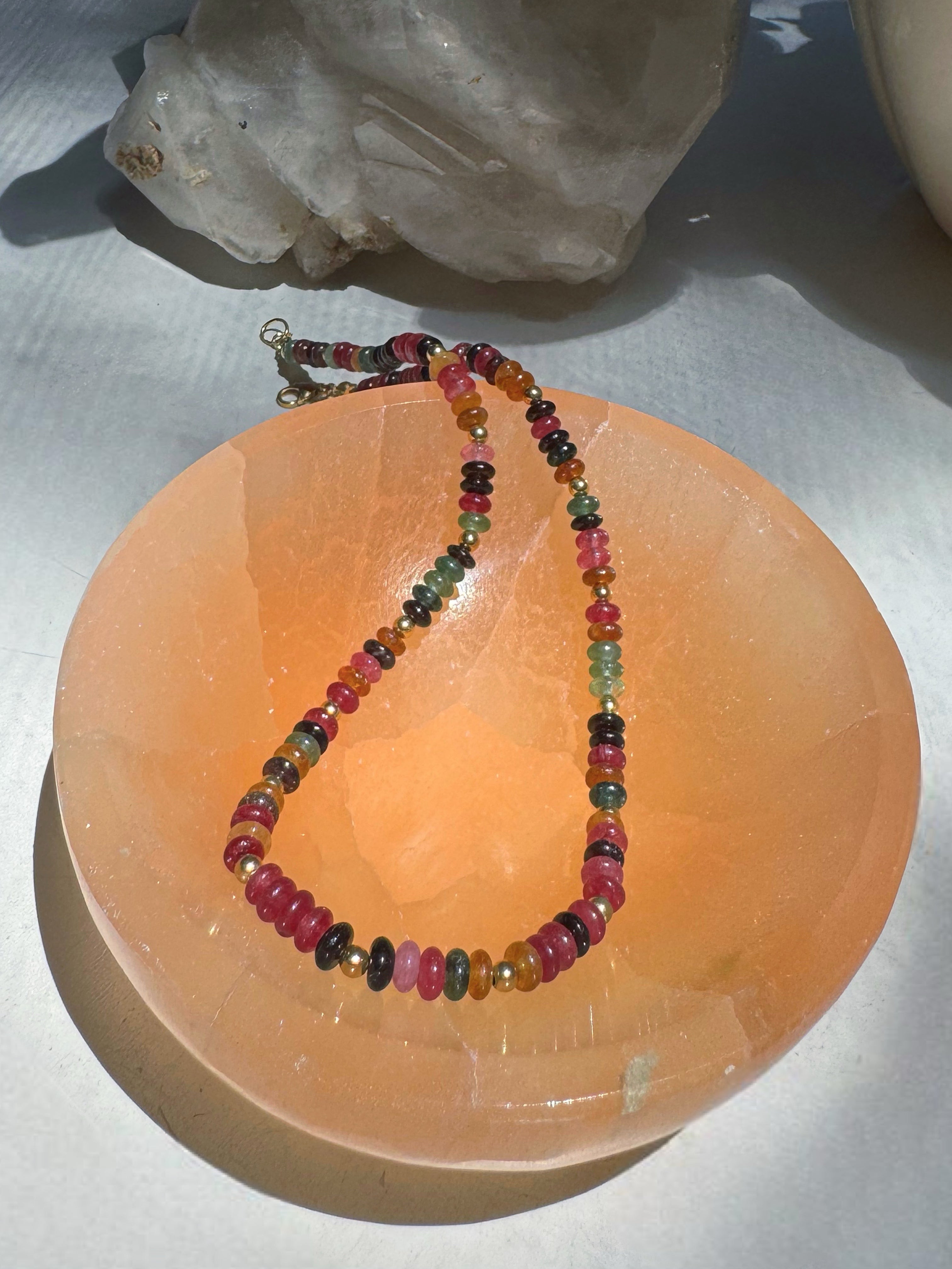 Mixed Jade Gemstone Necklace Baltic Mermaid