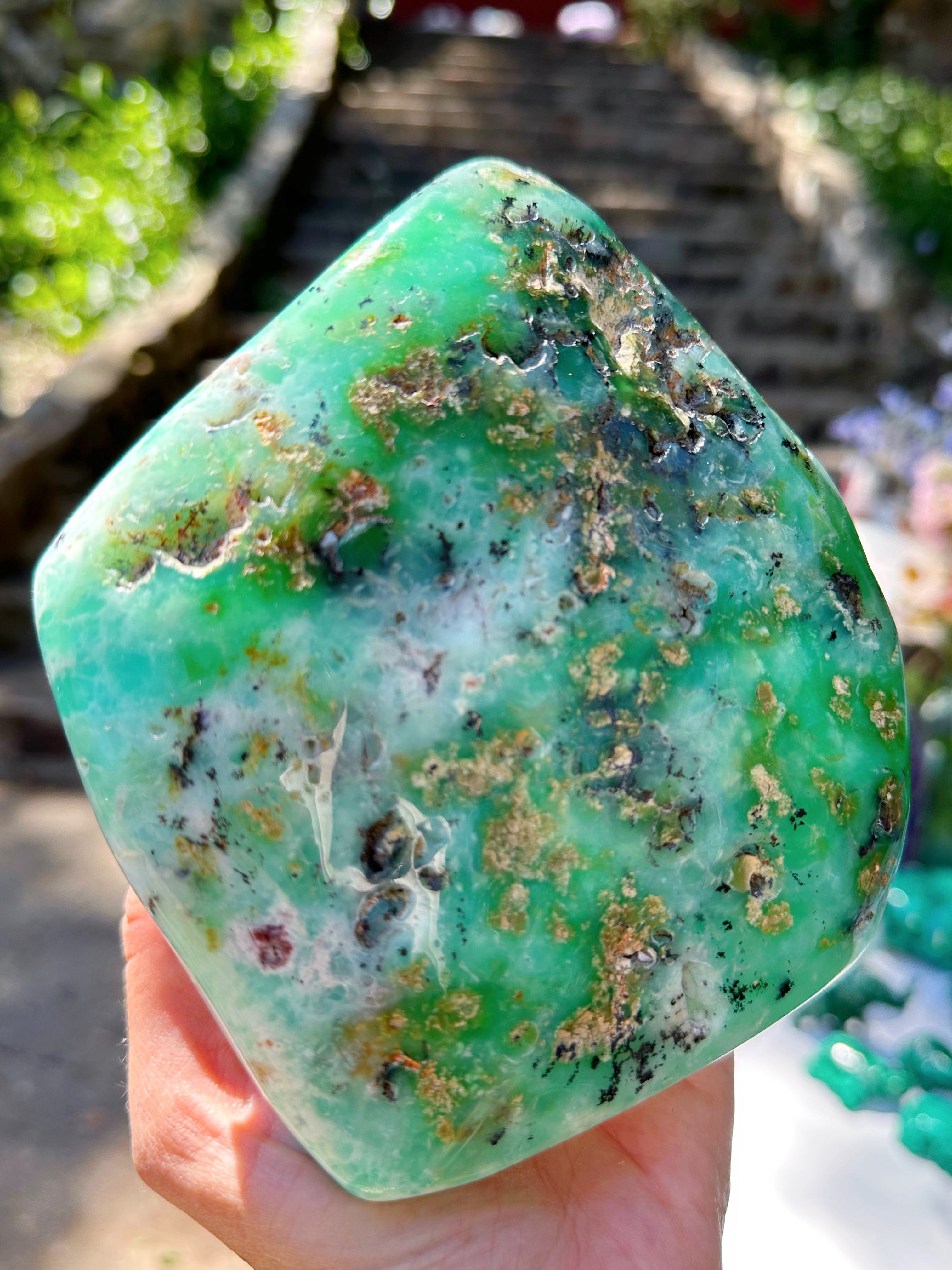 Chrysoprase Freeform - from Australian - Baltic Mermaid