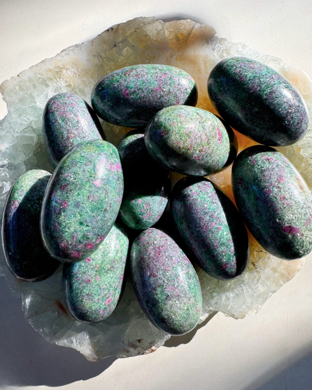 Ruby in Fuchsite Lingams - Baltic Mermaid
