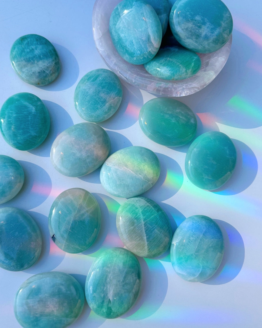 Amazonite Palm Stones - Baltic Mermaid