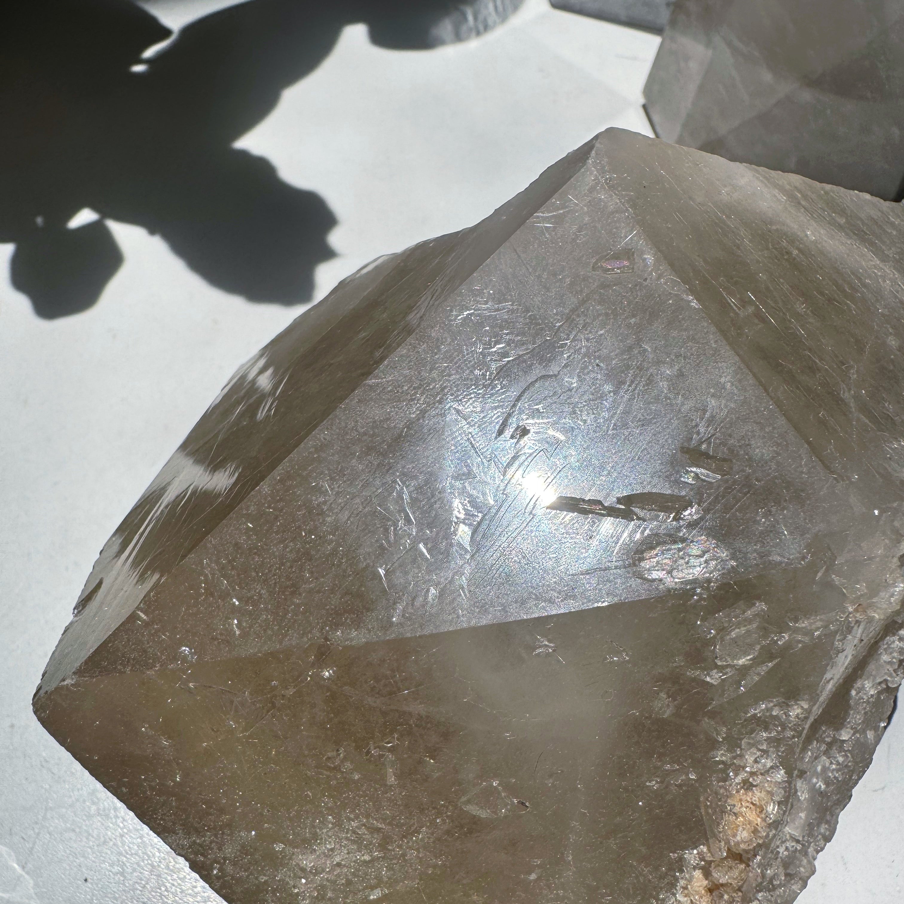 Large Rutilated Quartz Point from Brazil w/ Recordkeepers Baltic Mermaid