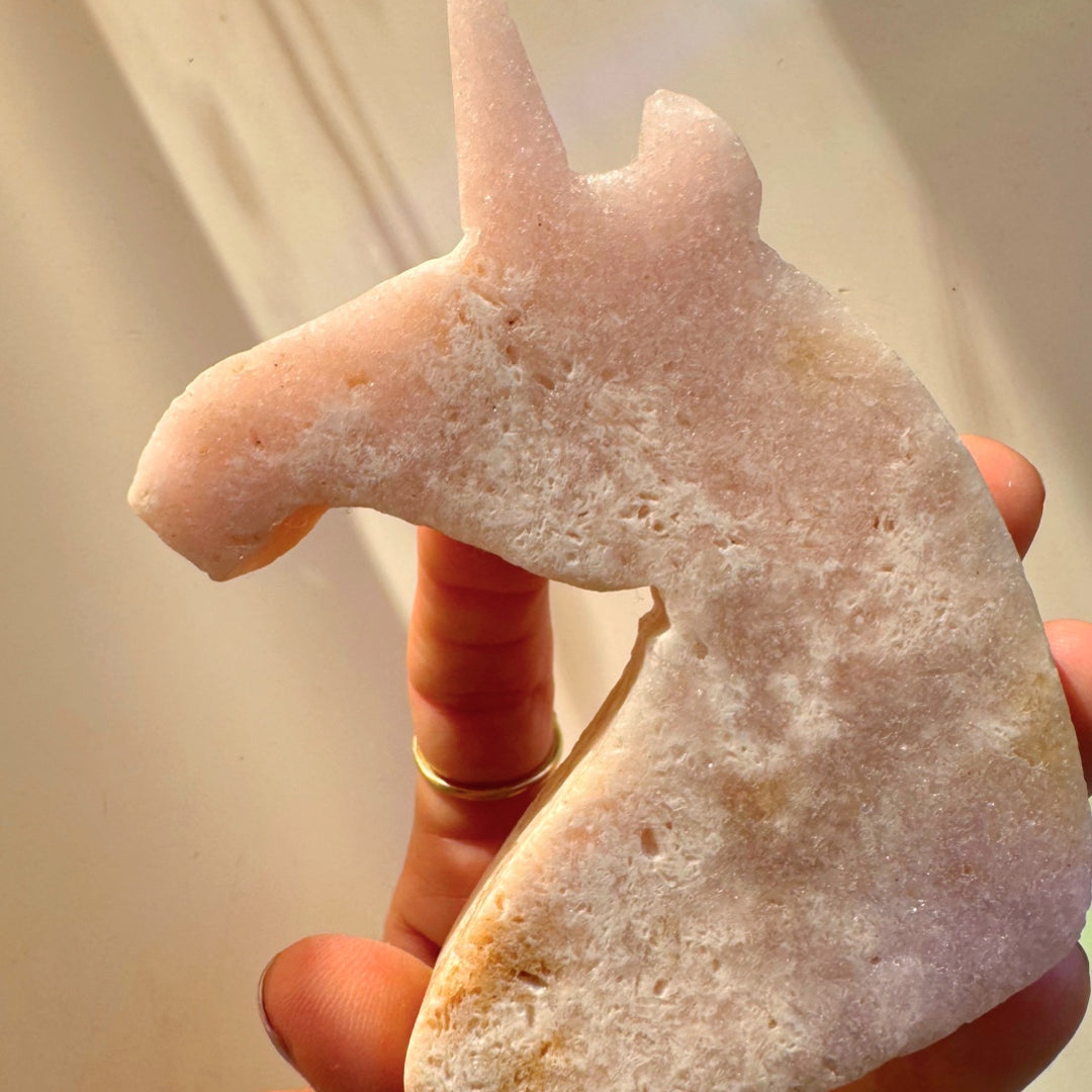 Pink Amethyst Unicorn - Baltic Mermaid