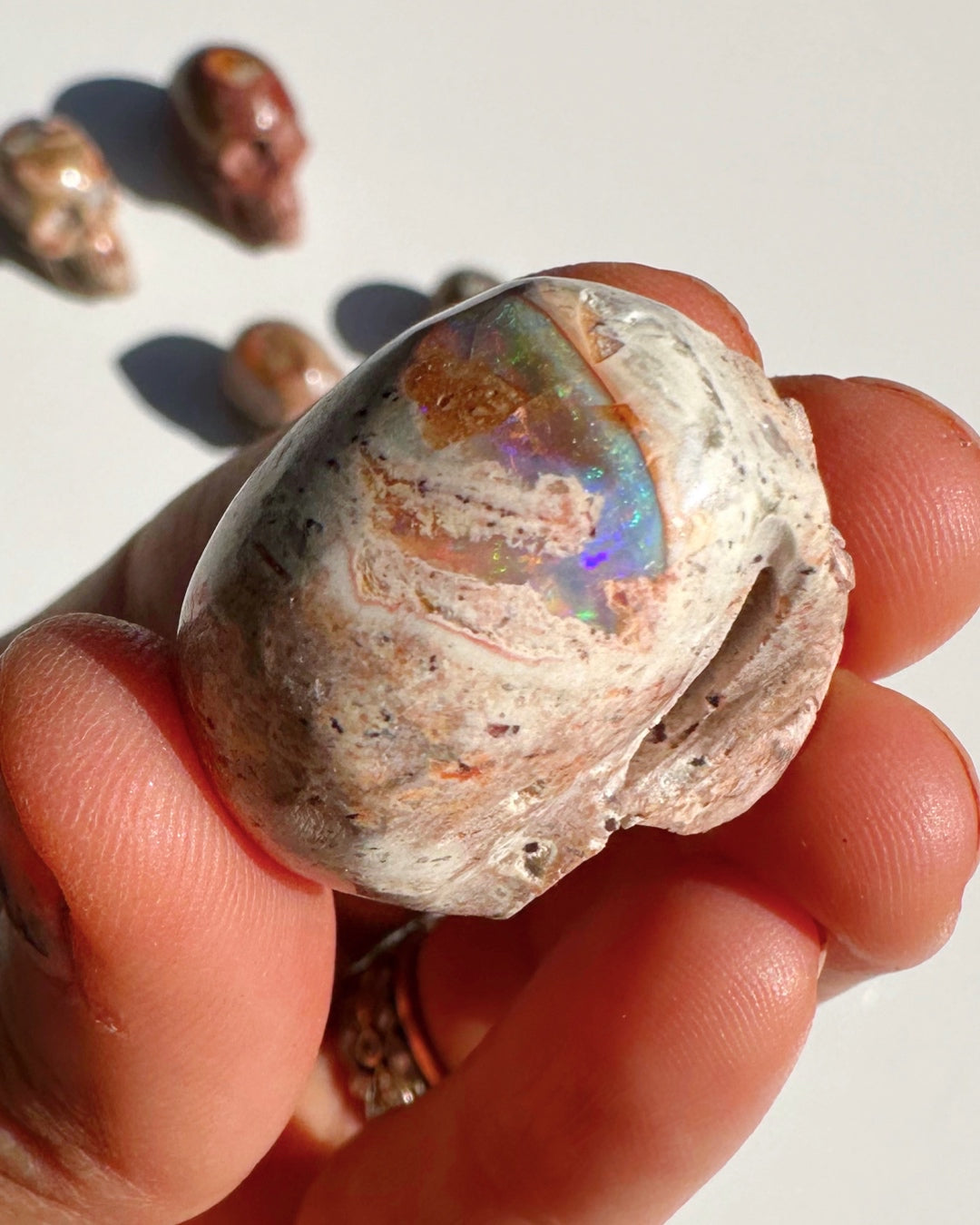 Cantera Opal Skull - Baltic Mermaid