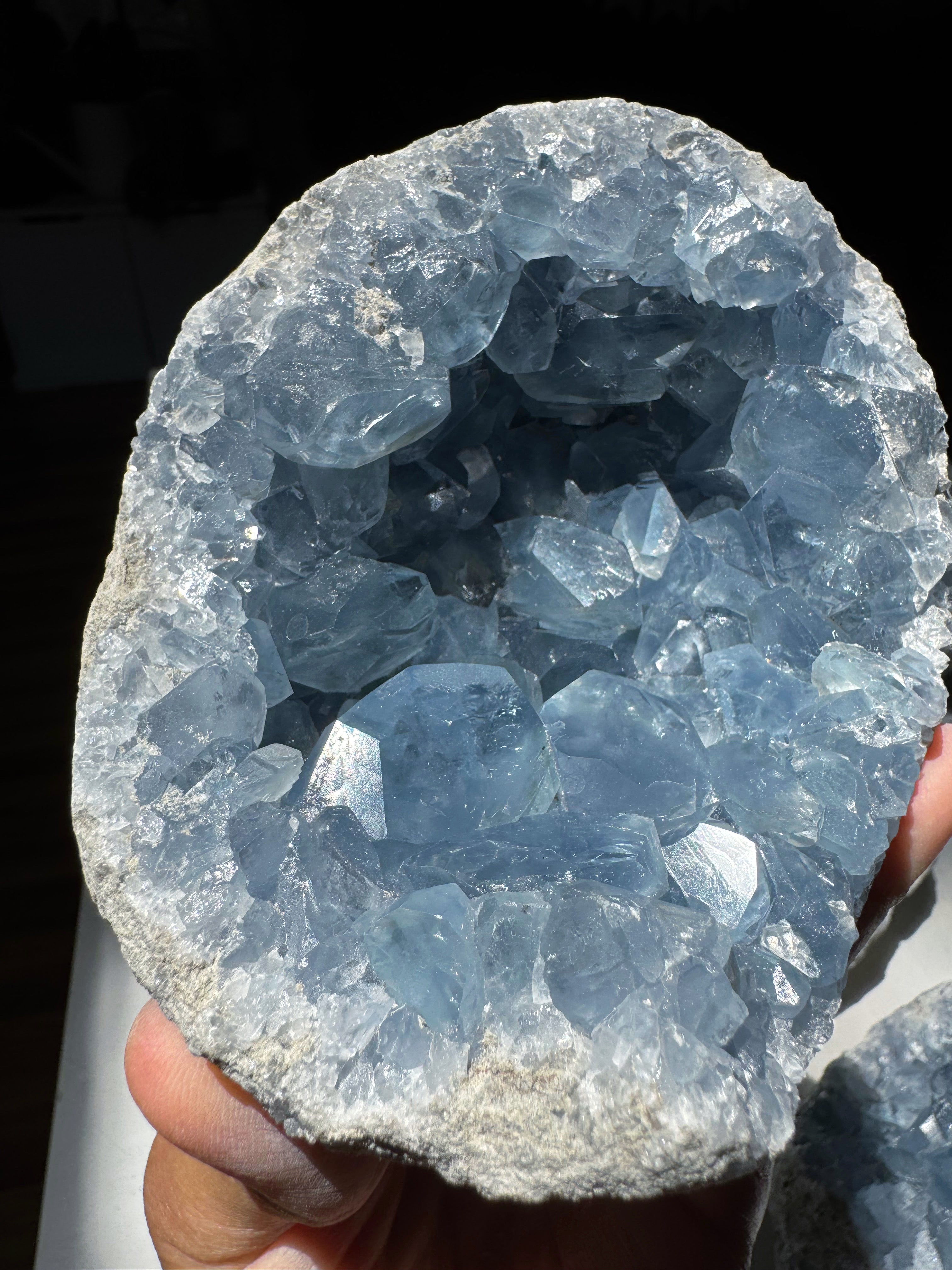 Celestite Cluster Baltic Mermaid