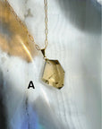 AAA Citrine Pendant 14k Gold Filled Necklace Baltic Mermaid