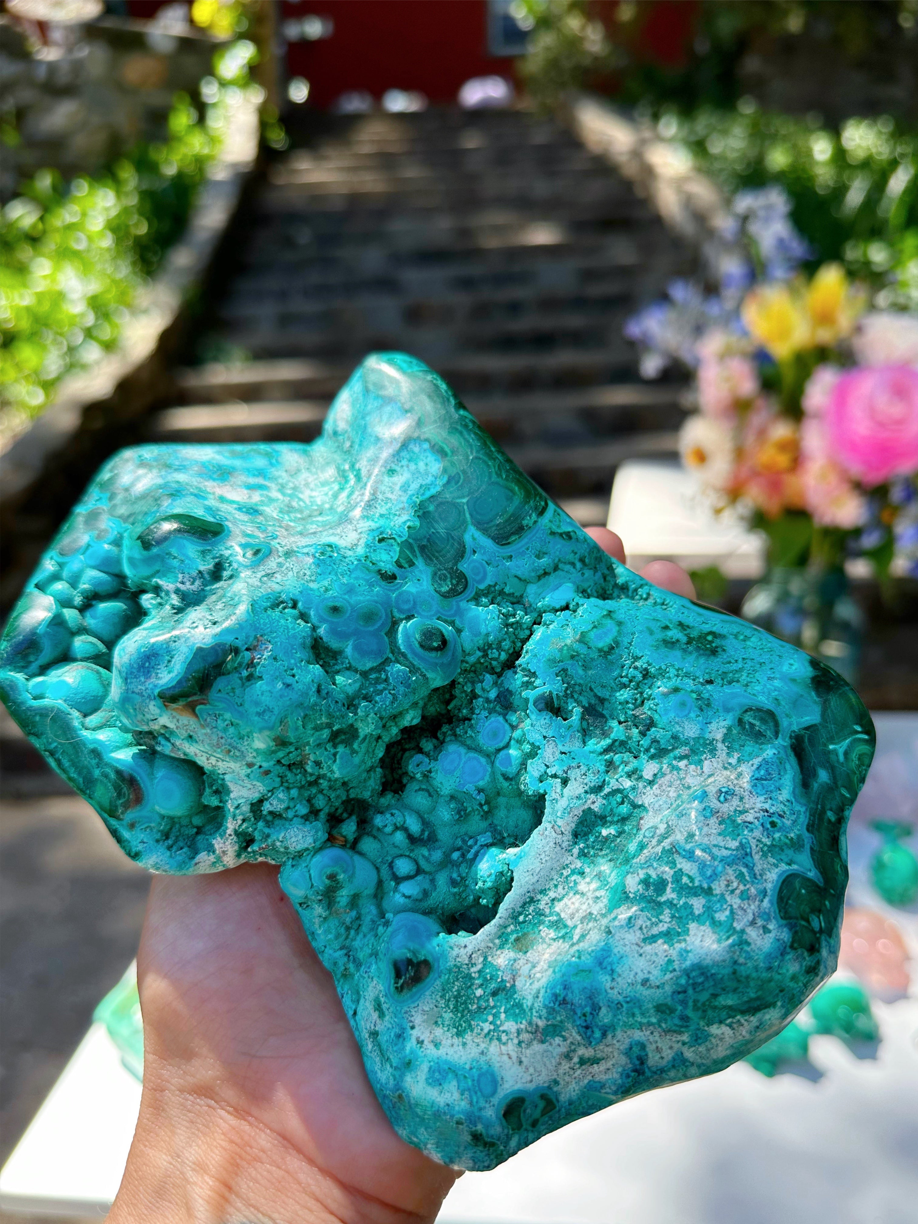 Chrysocolla w/ Malachite - Baltic Mermaid