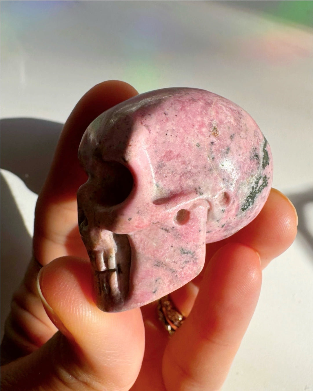 Rhodonite Skull - Baltic Mermaid