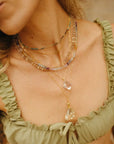 AAA Citrine Pendant 14k Gold Filled Necklace Baltic Mermaid