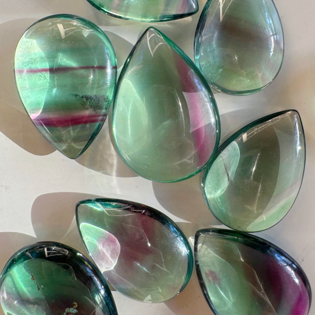 Fluorite Teardrop/Pear Shape - Old Stock - AAA - Baltic Mermaid