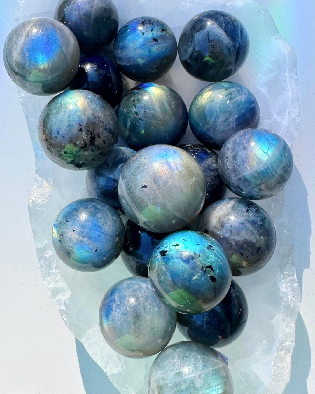 Labradorite Mini Spheres AAA - Baltic Mermaid