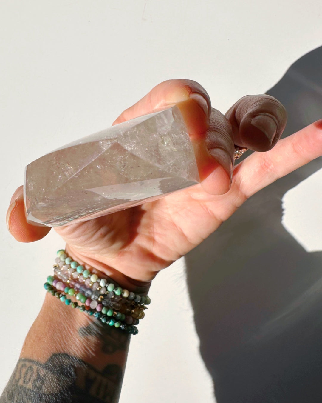 Clear Quartz Flame - Baltic Mermaid