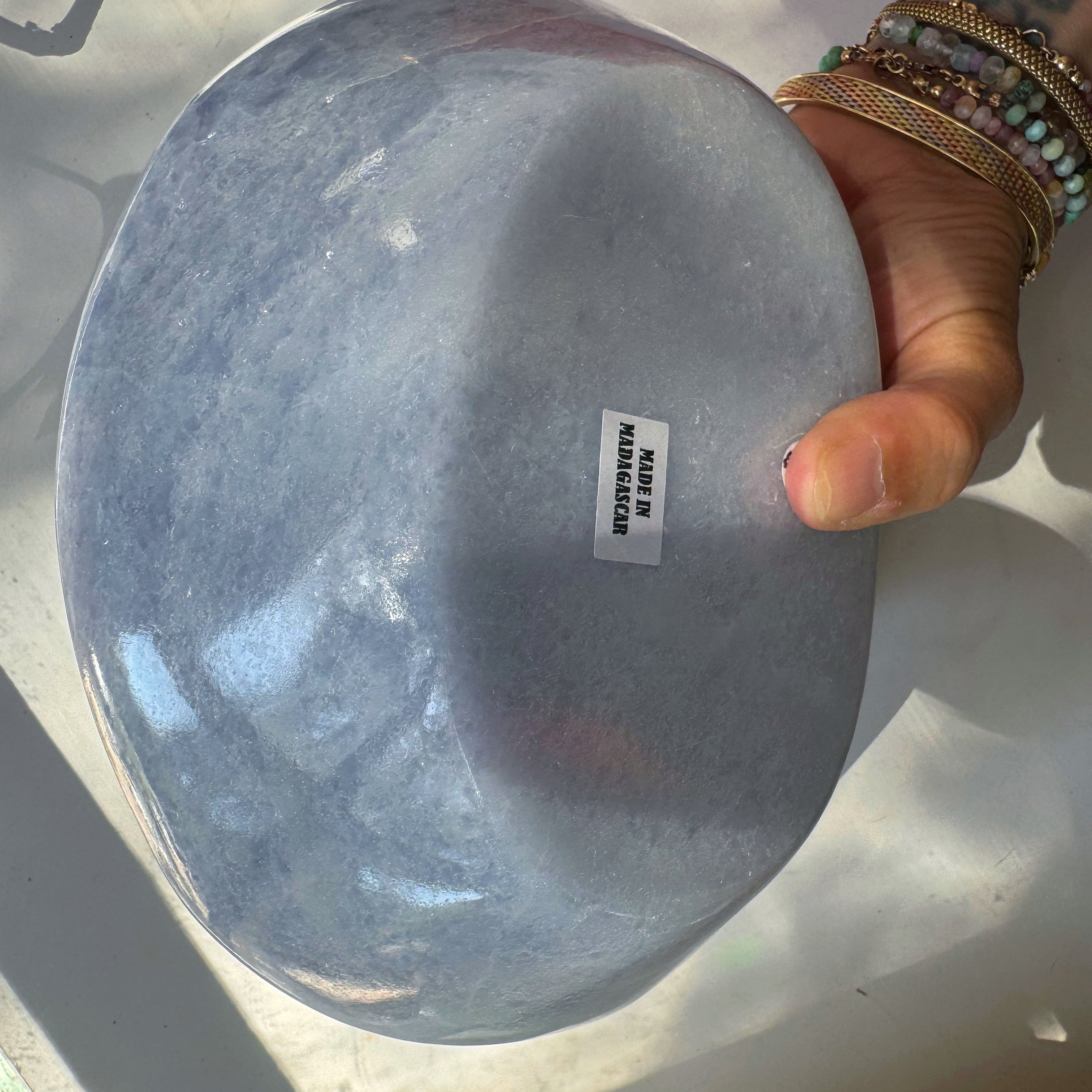 Blue Calcite Bowl Baltic Mermaid