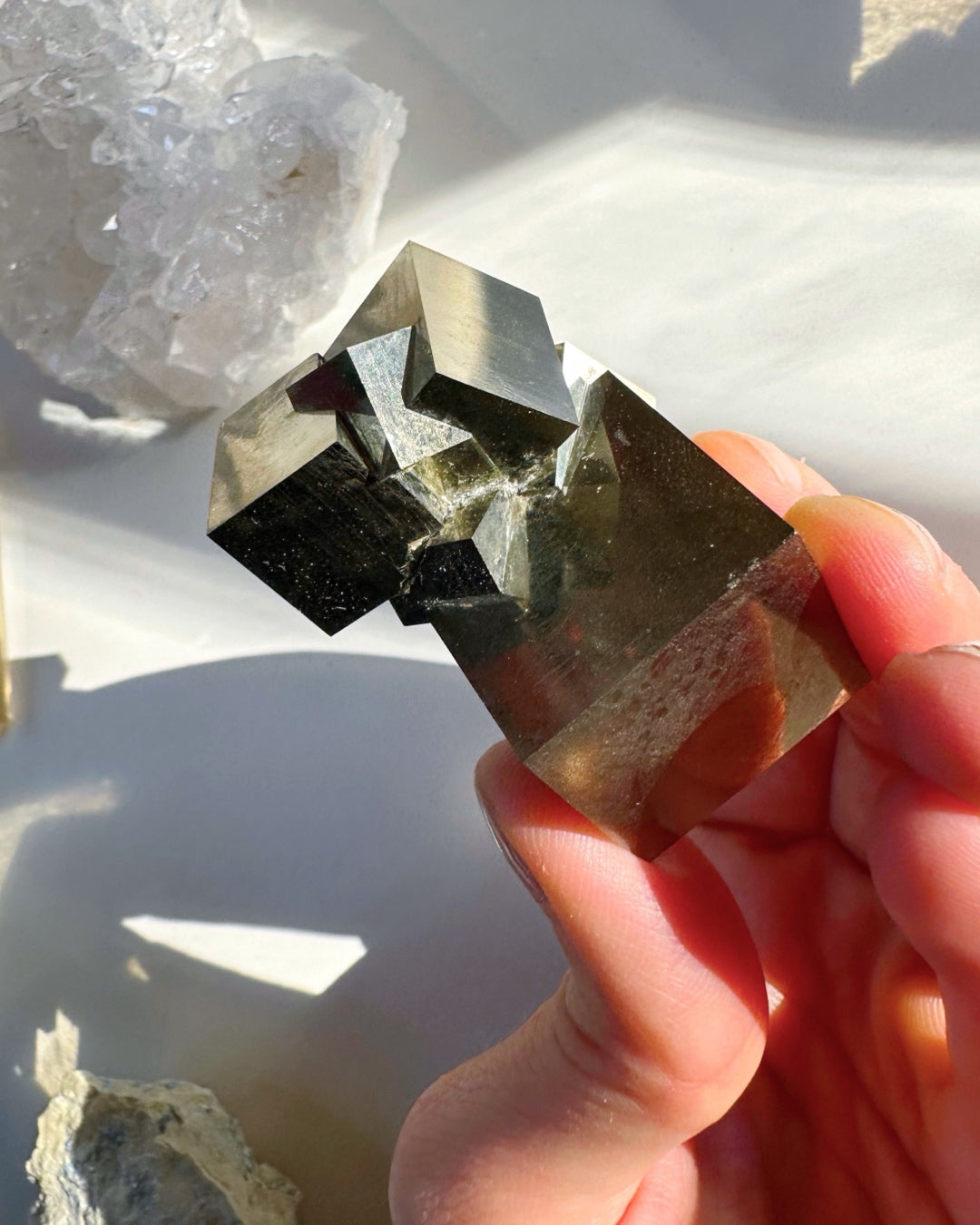 Pyrite Cube Cluster - AAA - Baltic Mermaid