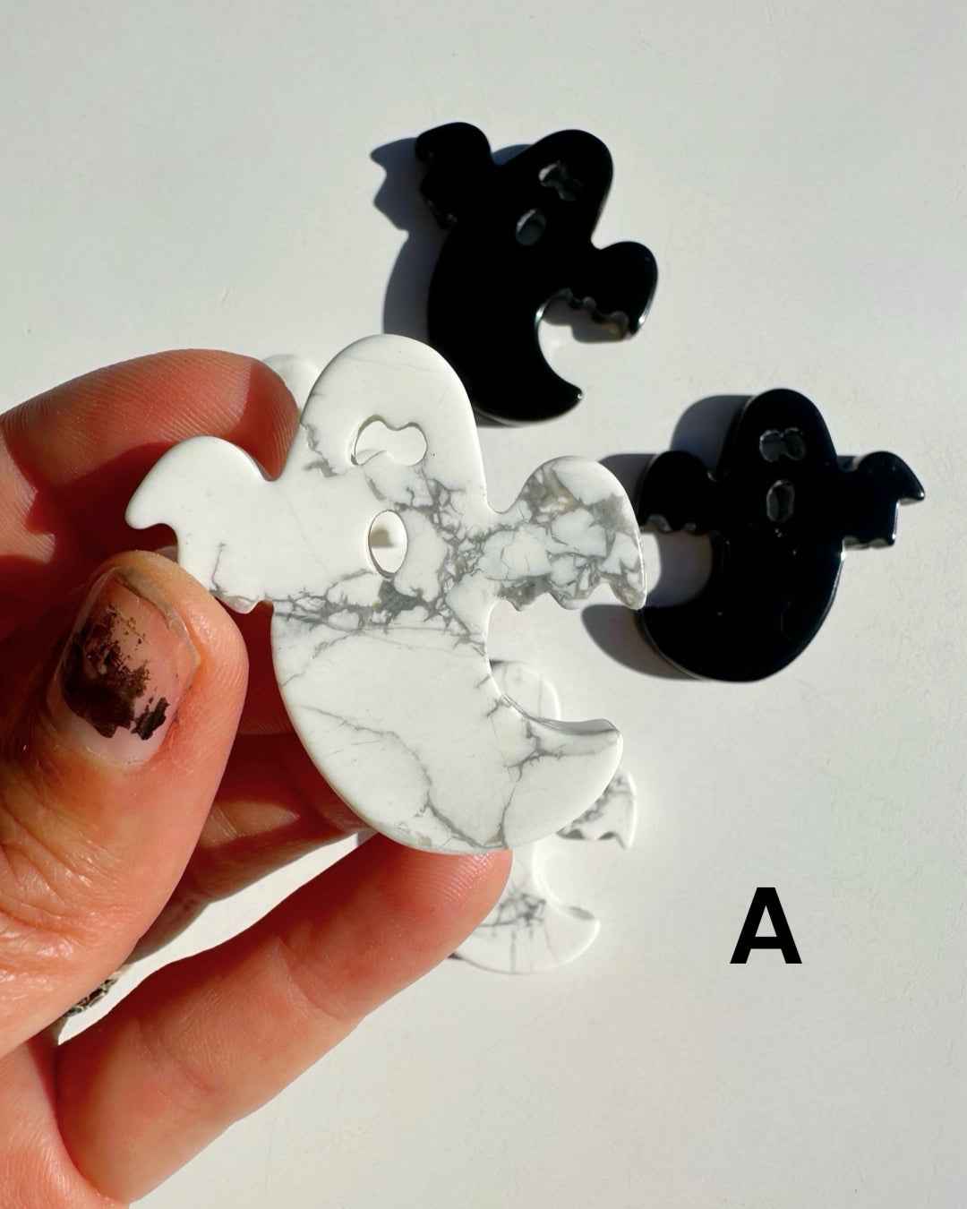 Howlite & Black Obsidian Ghosts - Baltic Mermaid