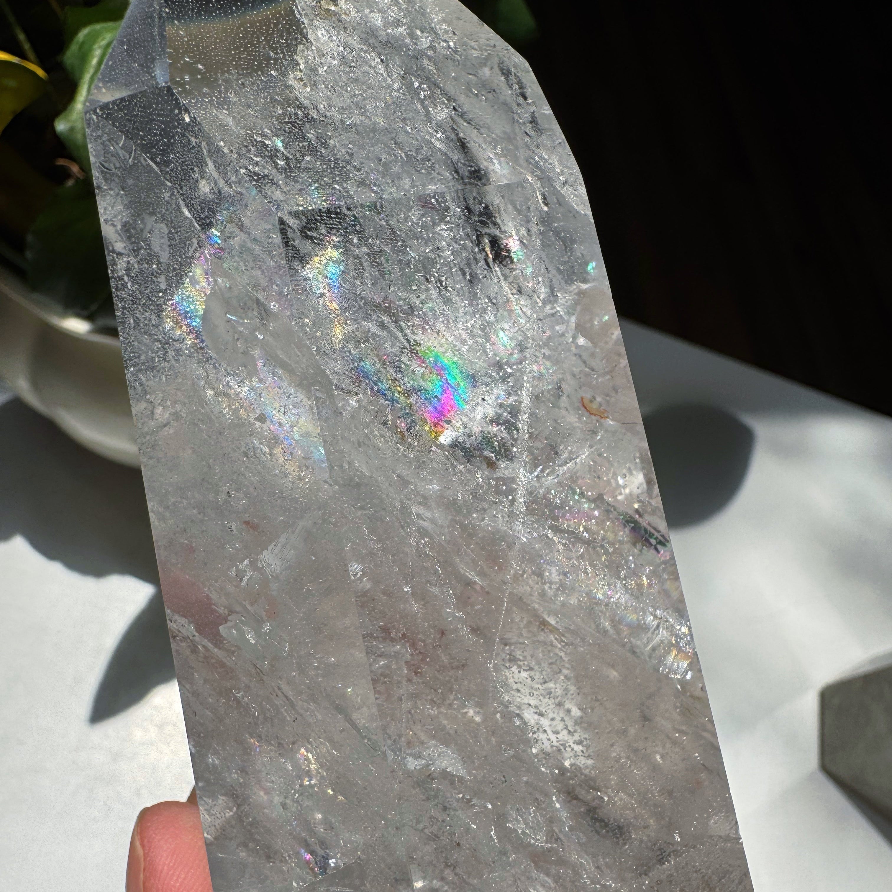 Large Clear Quartz Tower from Brazil - AA Baltic Mermaid