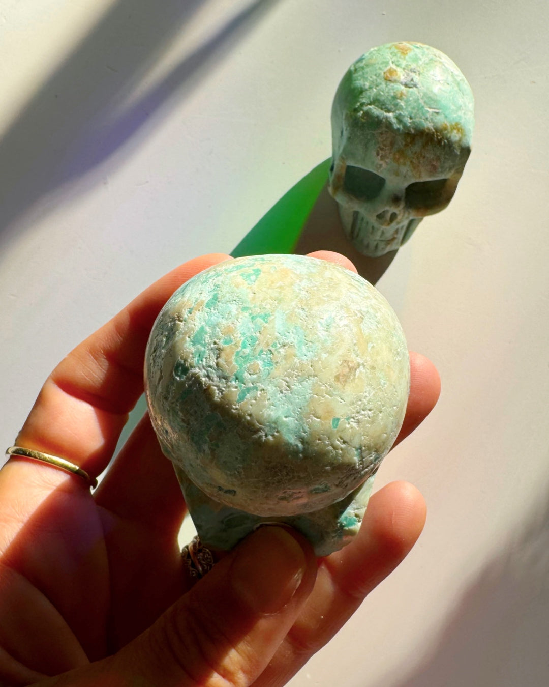 Peruvian Blue Opal Skull - Baltic Mermaid