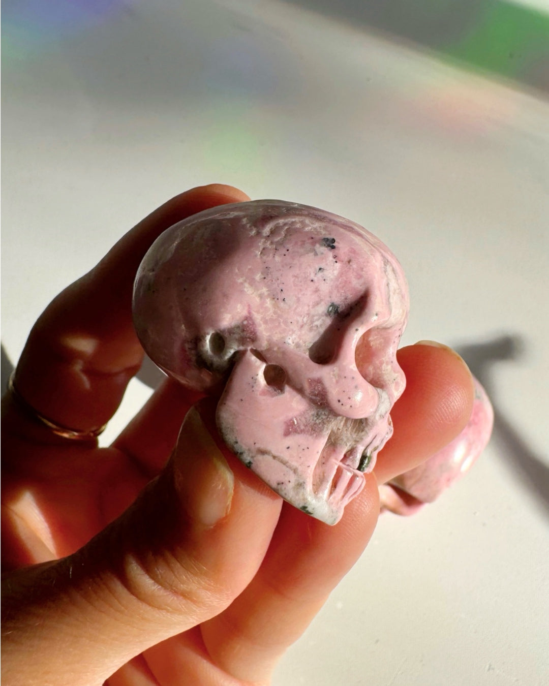 Rhodonite Skull - Baltic Mermaid
