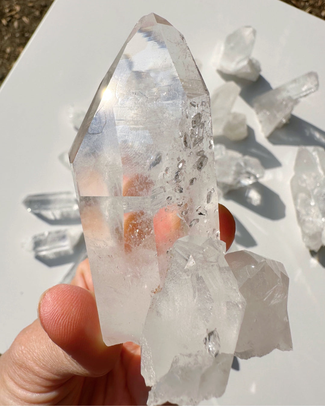 Arkansas Quartz Point A - Super Clear - Baltic Mermaid