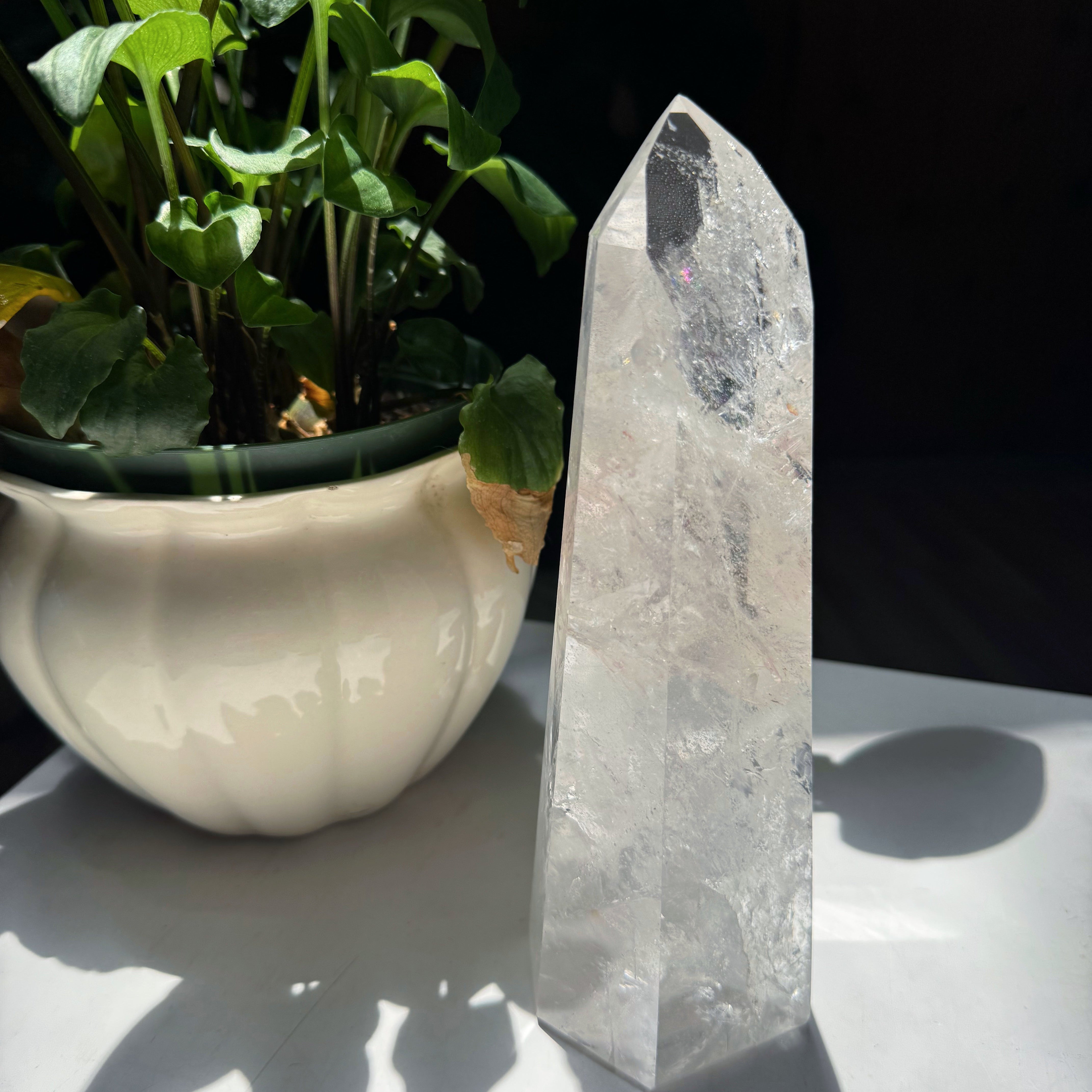 Large Clear Quartz Tower from Brazil - AA Baltic Mermaid