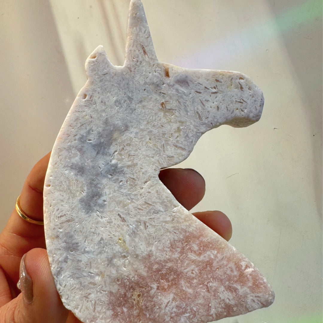 Pink Amethyst Unicorn - Baltic Mermaid