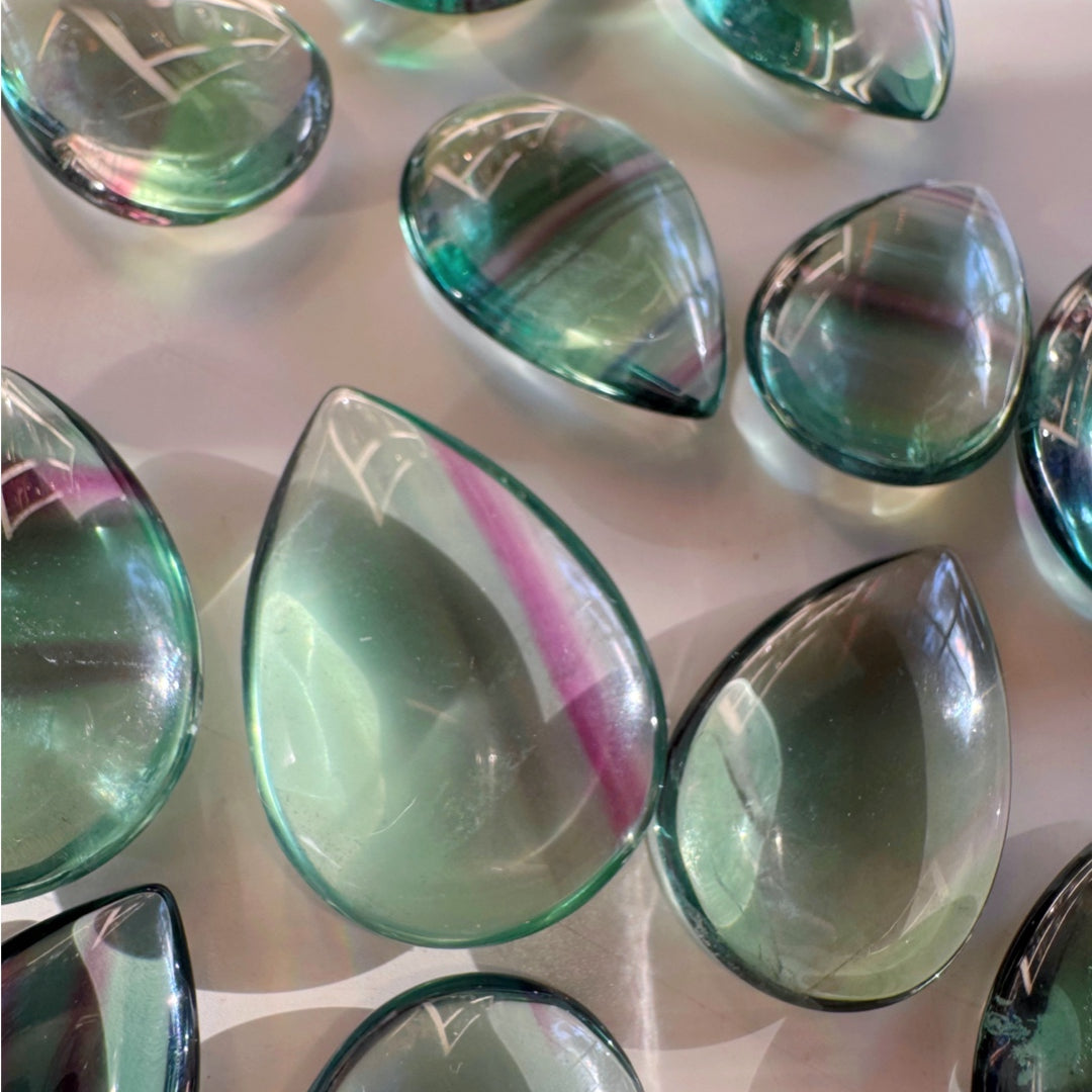 Fluorite Teardrop/Pear Shape - Old Stock - AAA - Baltic Mermaid