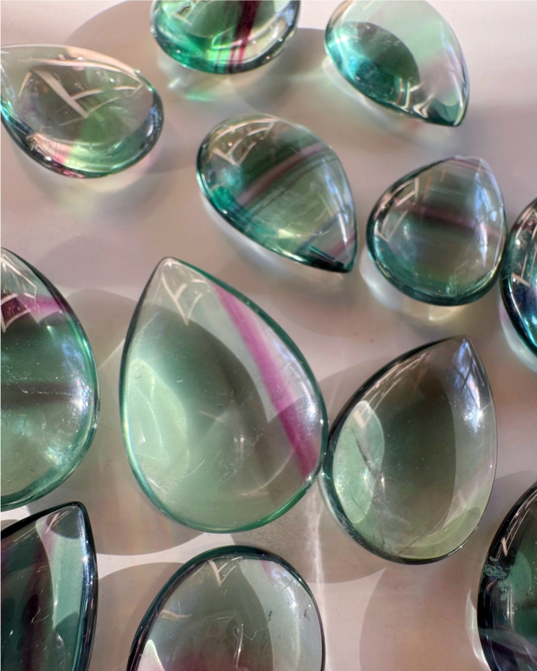 Fluorite Teardrop/Pear Shape - Old Stock - AAA - Baltic Mermaid