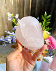 Rose Quartz Freeform - C - Baltic Mermaid
