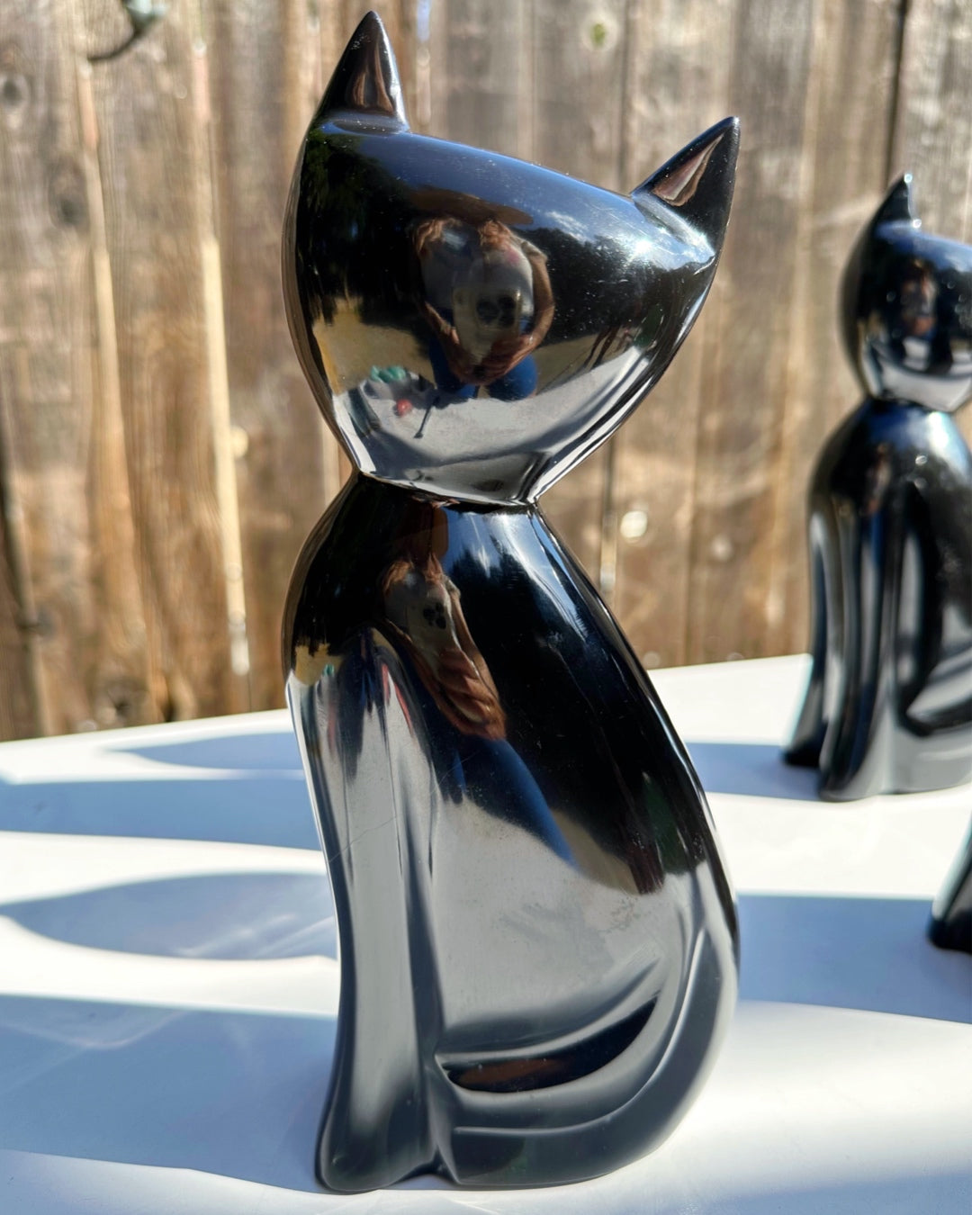 Large Marble Kitty Cat - C - Baltic Mermaid