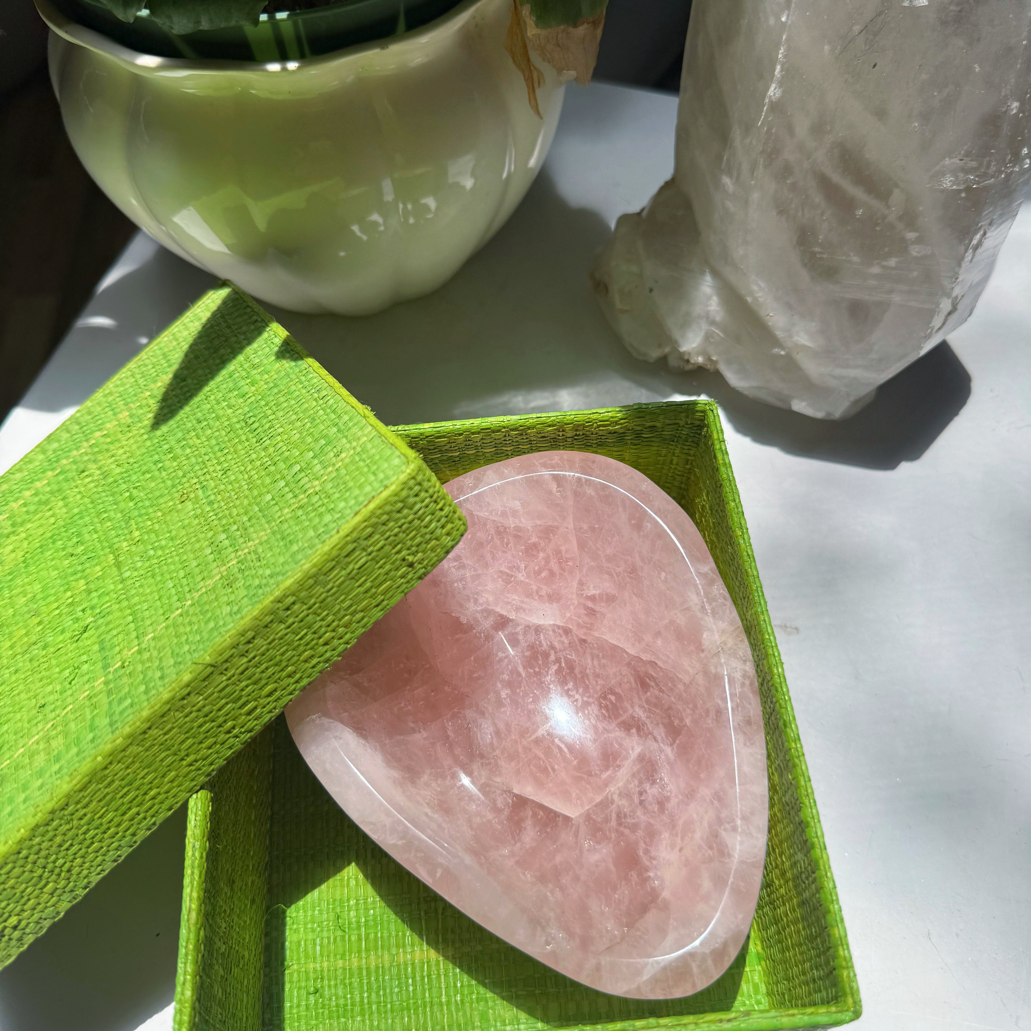 Rose Quartz Bowl Baltic Mermaid