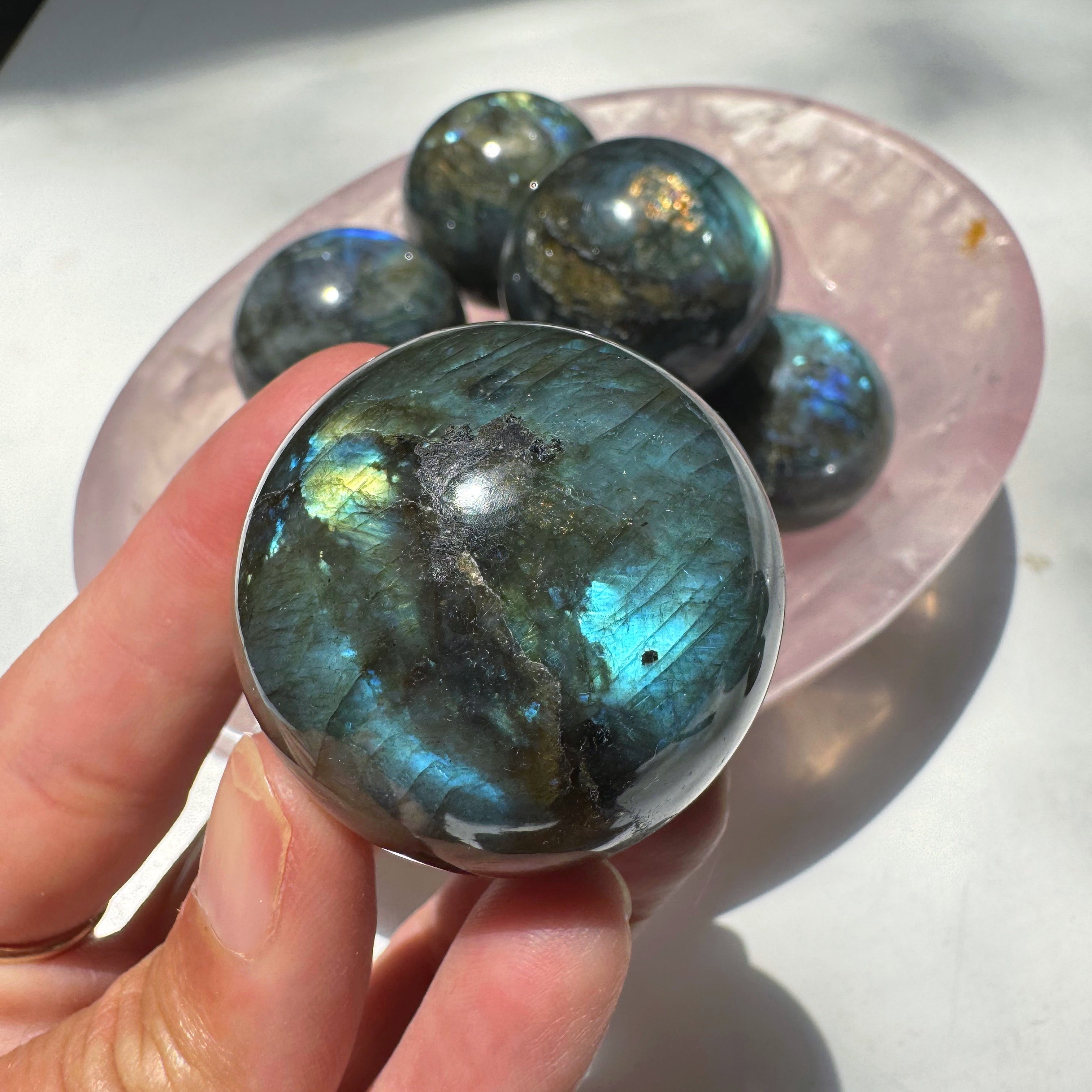 Labradorite Spheres Baltic Mermaid