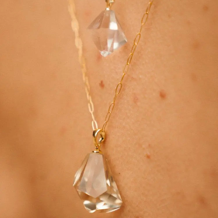 AAA Citrine Pendant 14k Gold Filled Necklace Baltic Mermaid