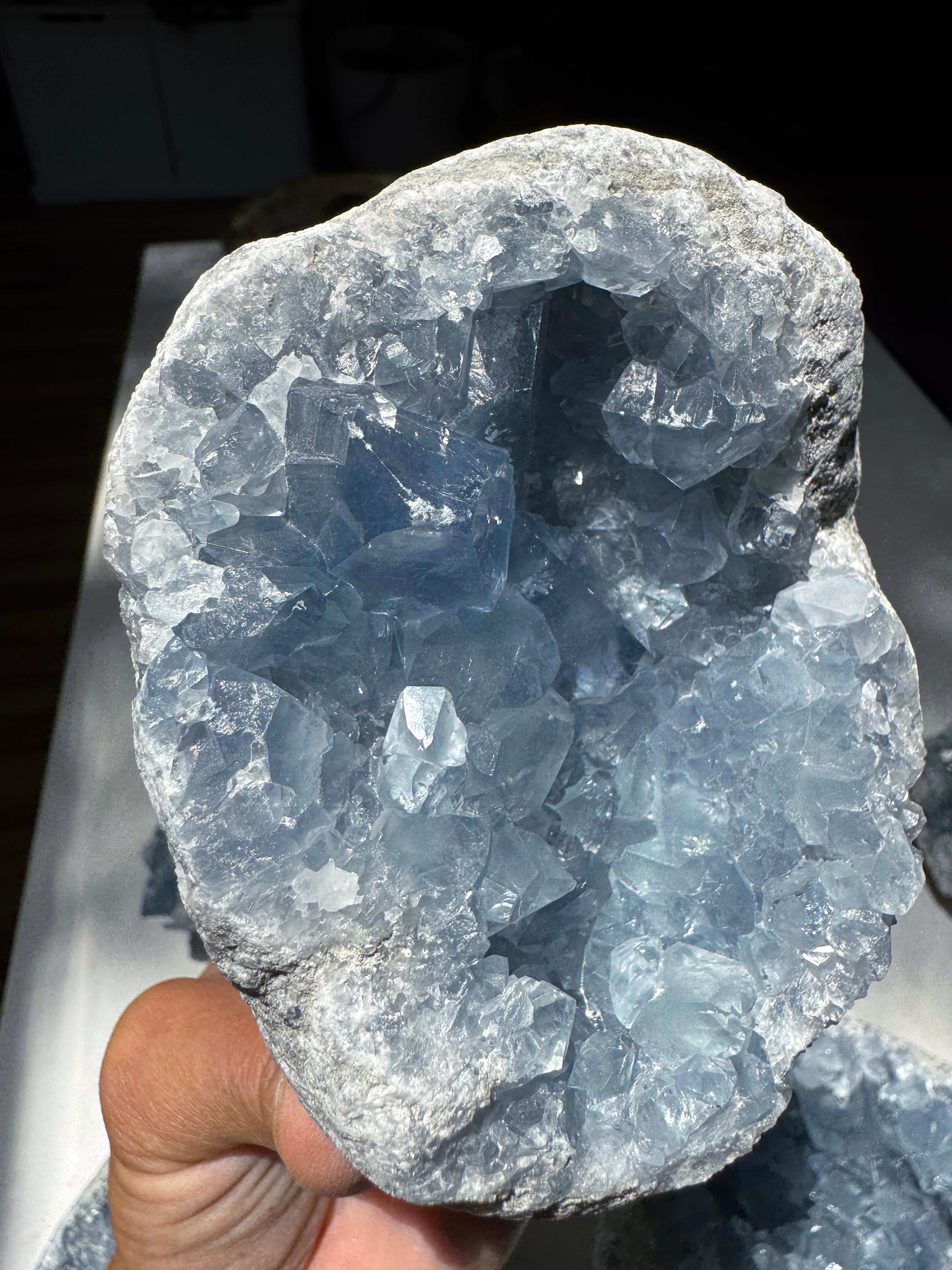 Celestite Cluster Baltic Mermaid