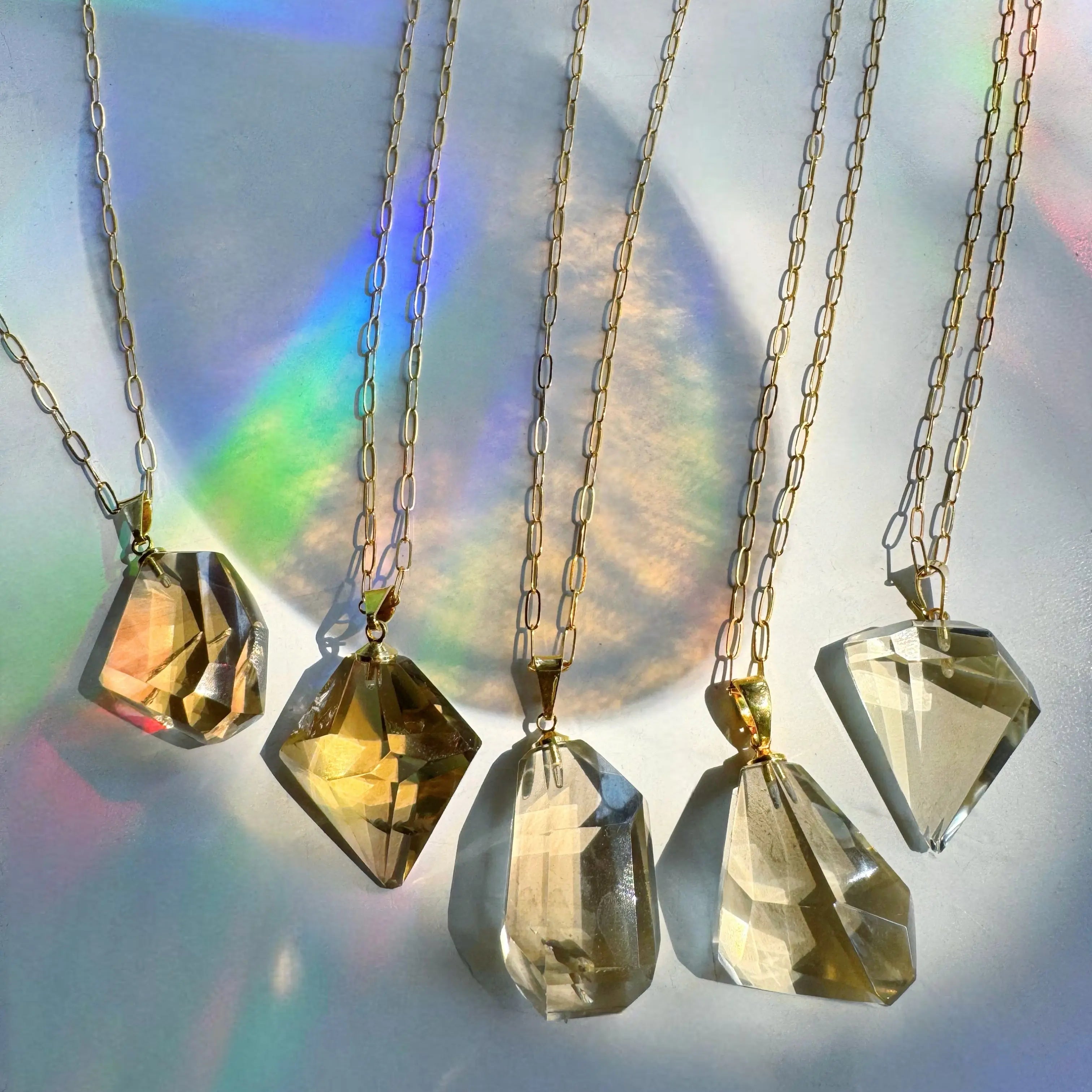 AAA Citrine Pendant 14k Gold Filled Necklace Baltic Mermaid