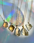 AAA Citrine Pendant 14k Gold Filled Necklace Baltic Mermaid