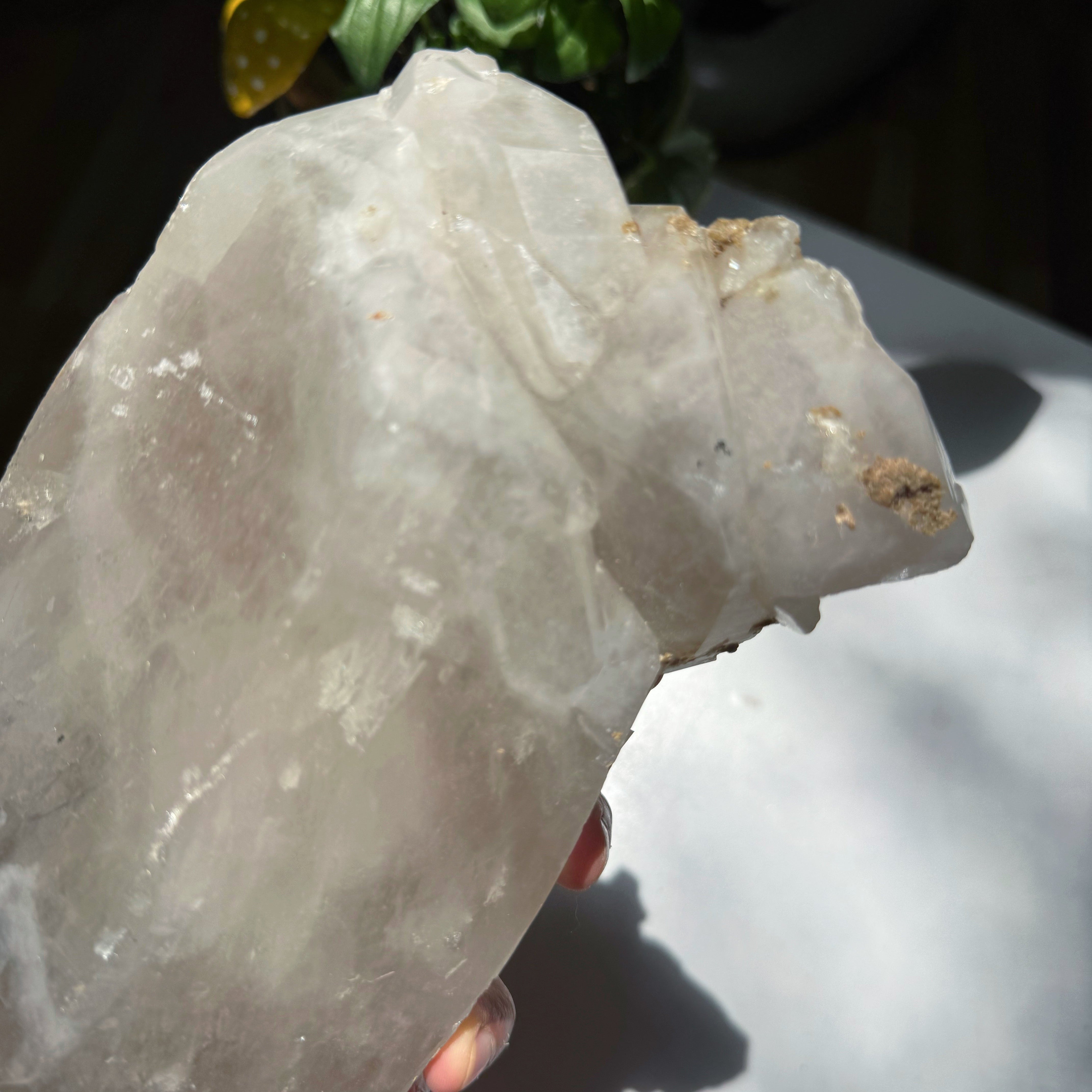 Large Double Terminated Quartz Point w/ Inclusions from Brazil Baltic Mermaid