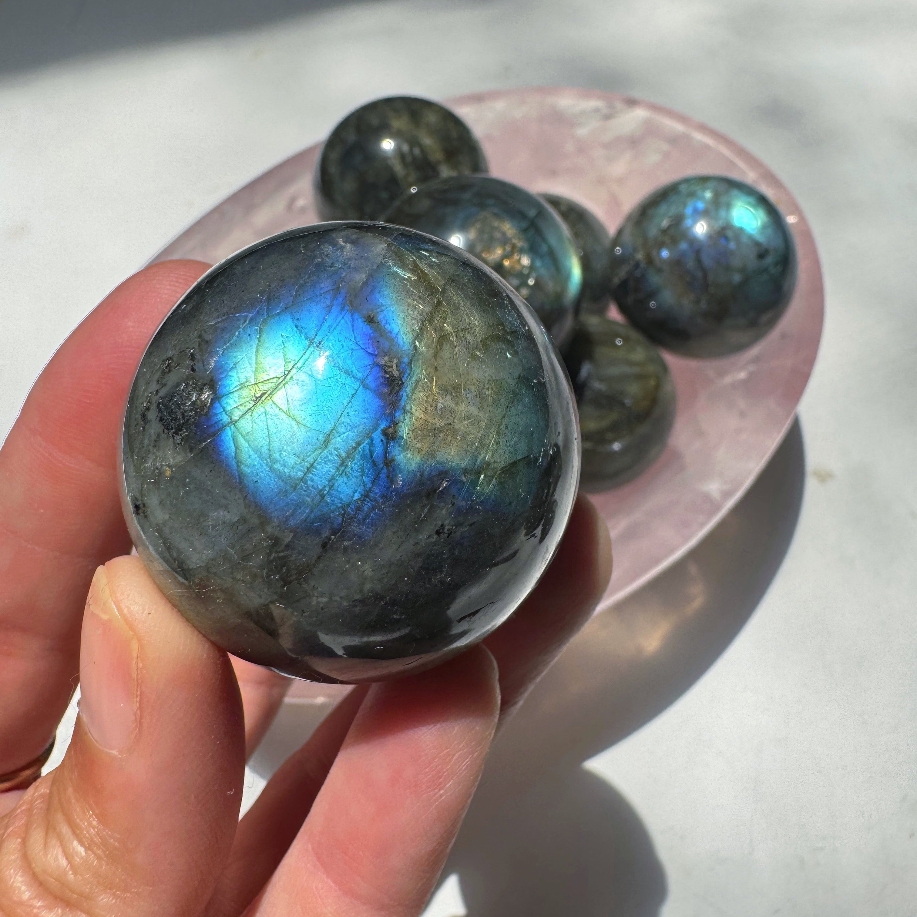Labradorite Spheres Baltic Mermaid