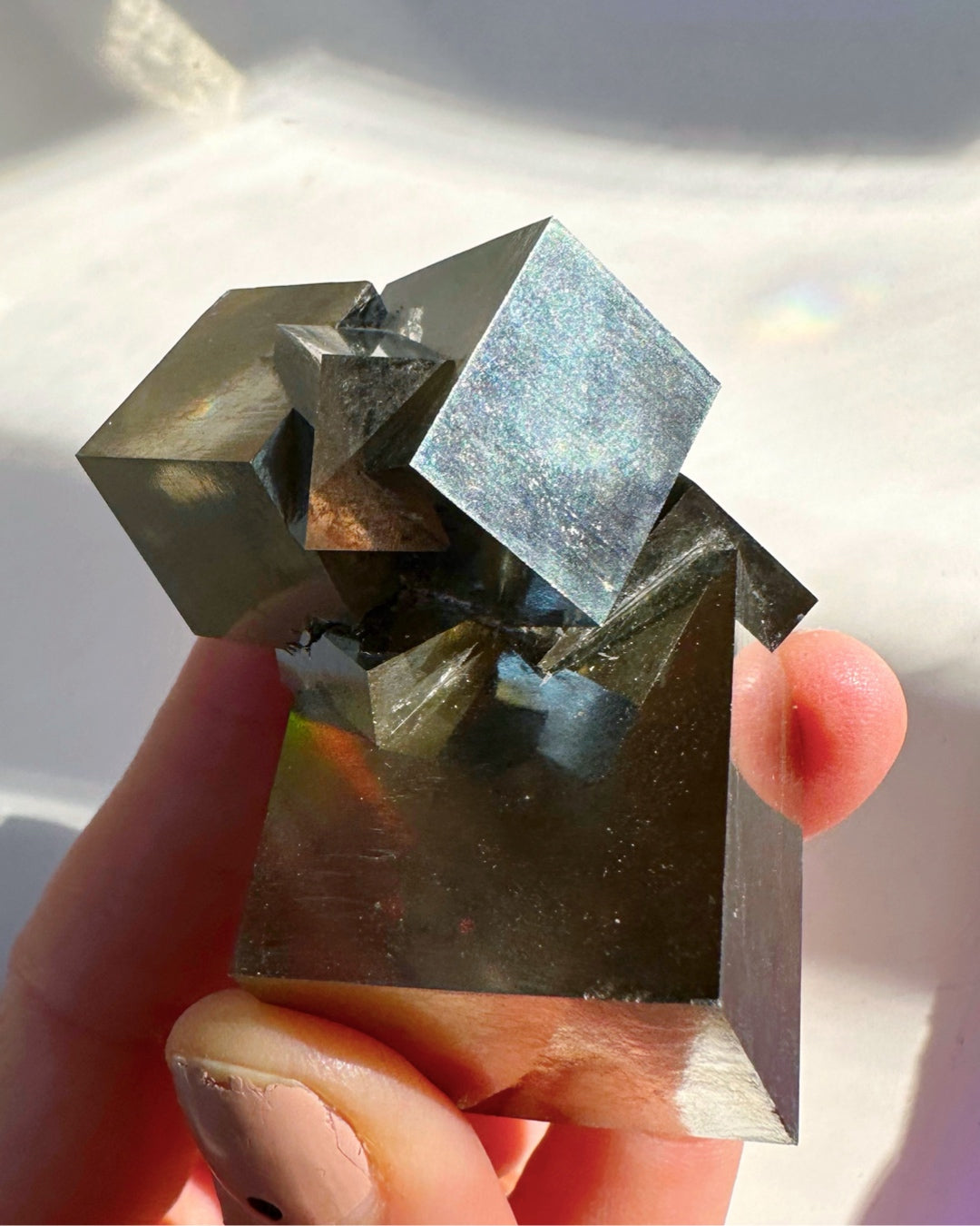 Pyrite Cube Cluster - AAA - Baltic Mermaid