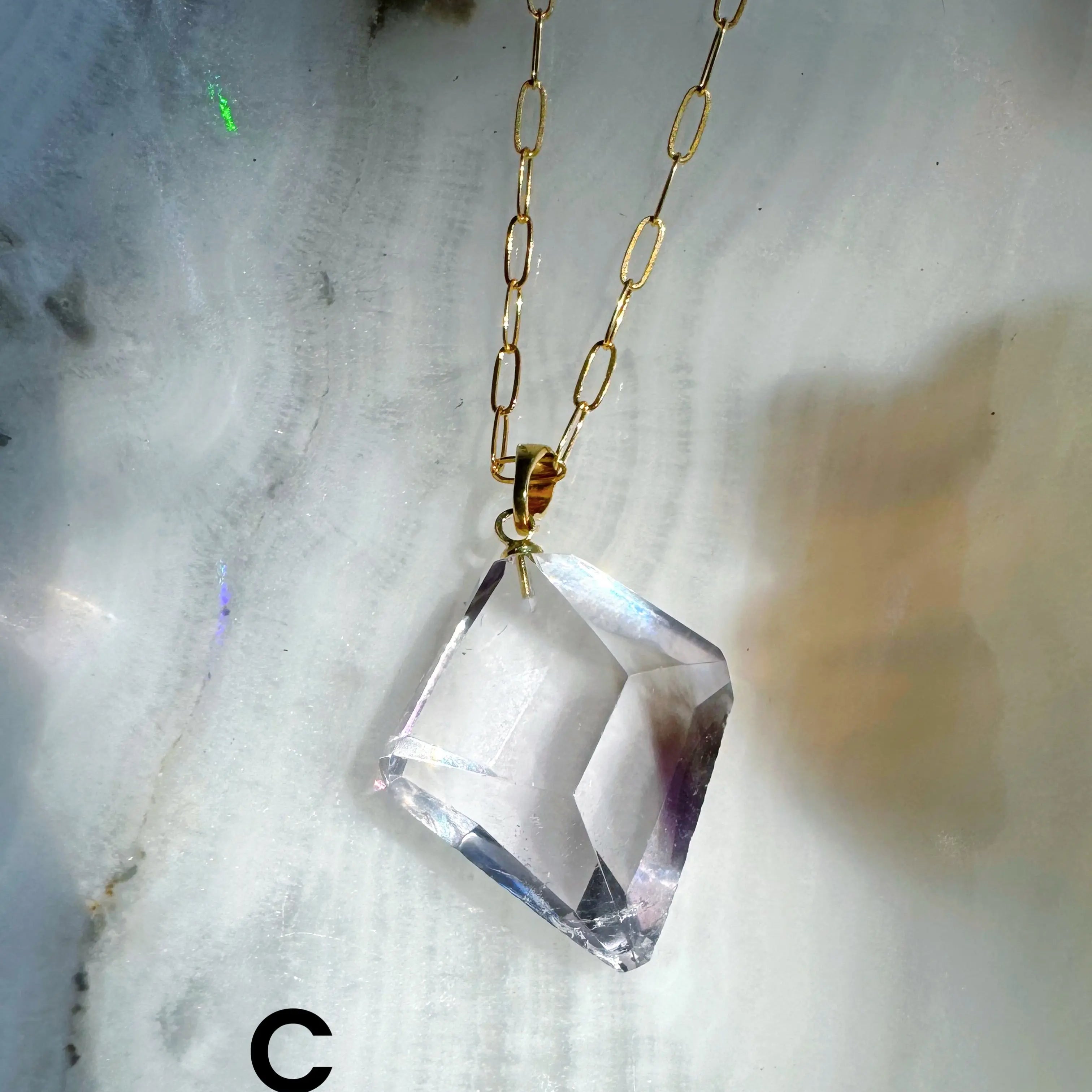 AAA Rose de France Amethyst Pendant 14k Gold Filled Necklace Baltic Mermaid