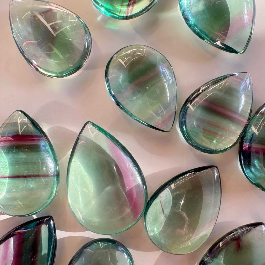 Fluorite Teardrop/Pear Shape - Old Stock - AAA - Baltic Mermaid