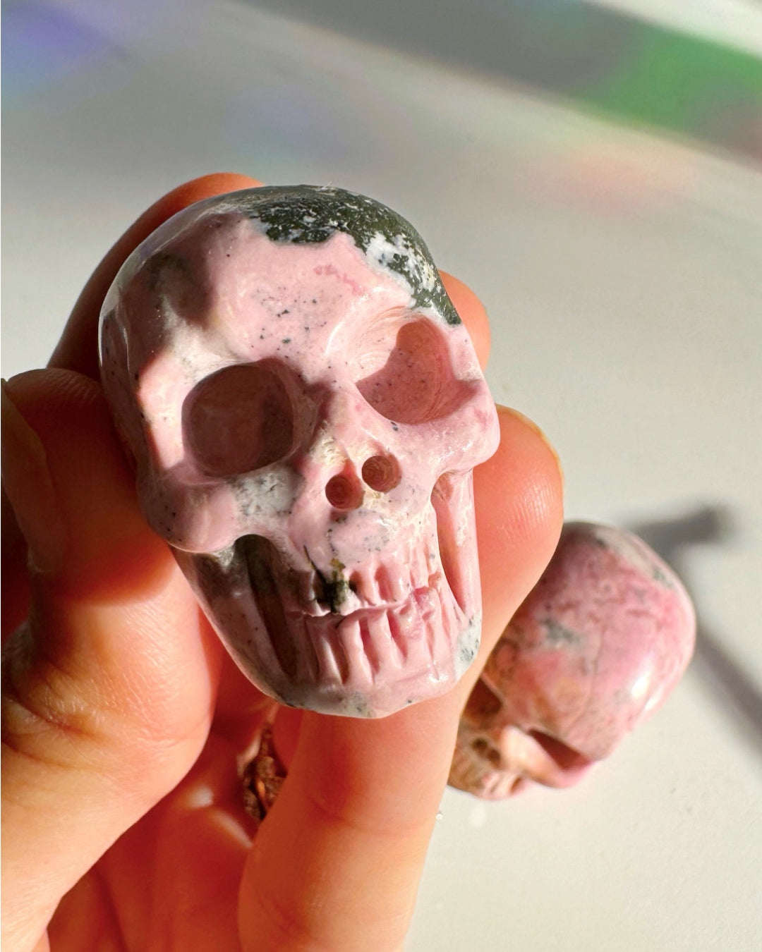 Rhodonite Skull - Baltic Mermaid