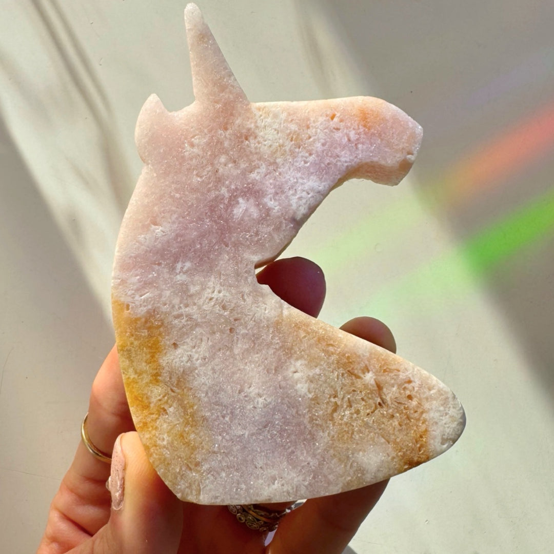 Pink Amethyst Unicorn - Baltic Mermaid
