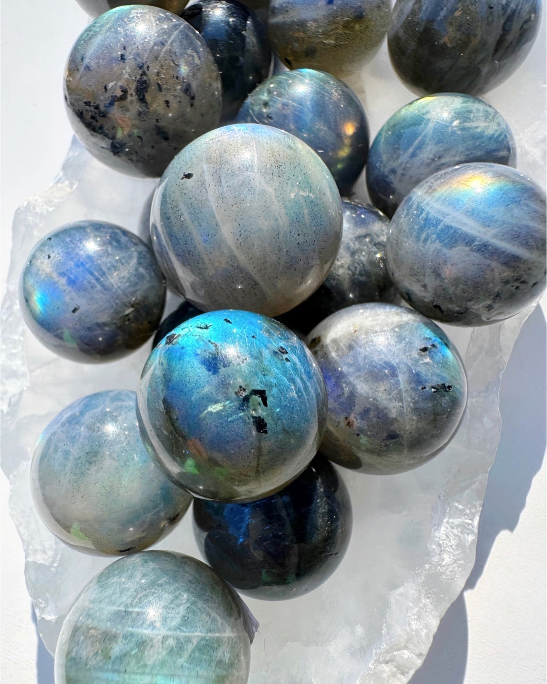Labradorite Mini Spheres AAA - Baltic Mermaid