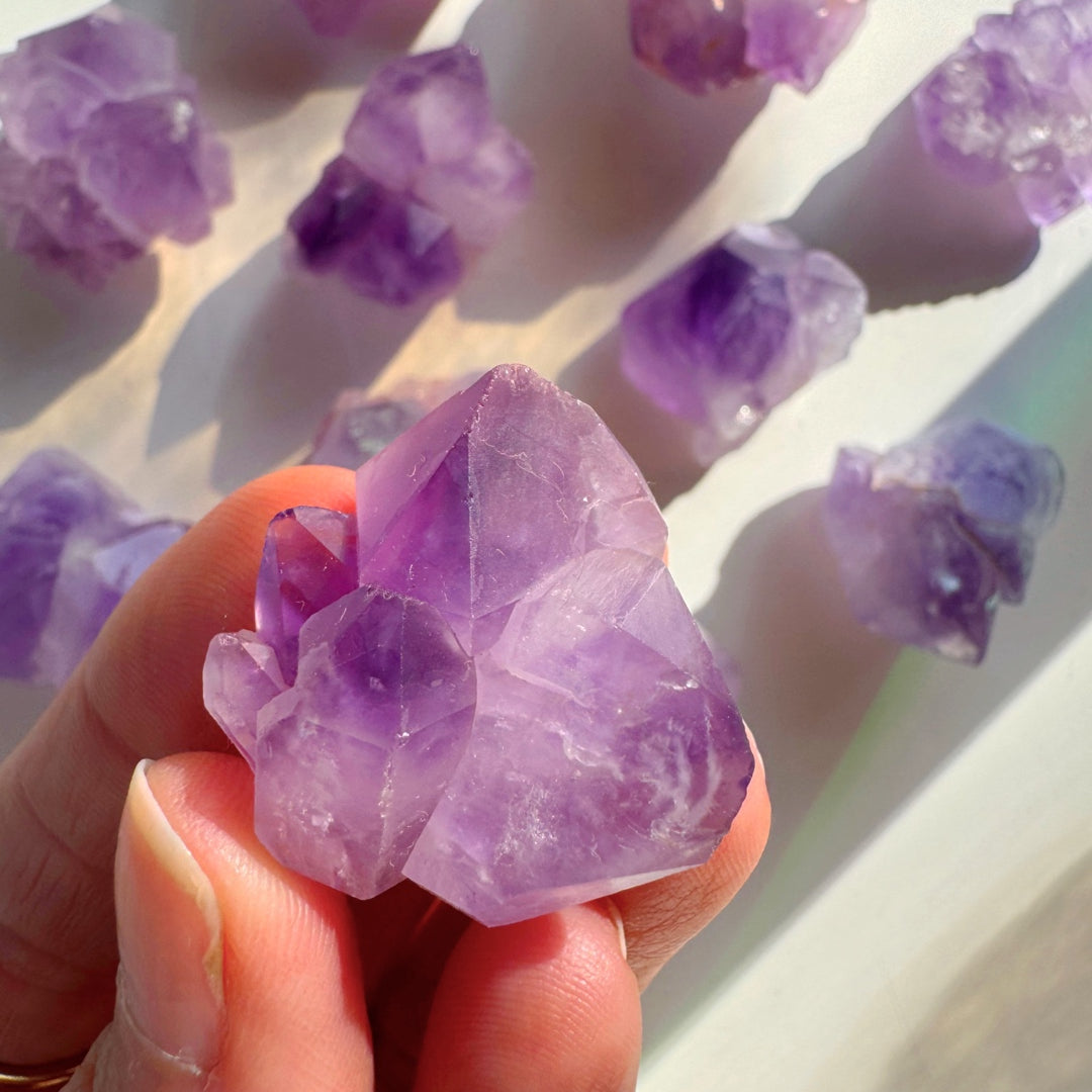 Tibetan Elestial Amethyst Cluster - Baltic Mermaid