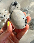Rainbow Moonstone Palm Stones - Baltic Mermaid