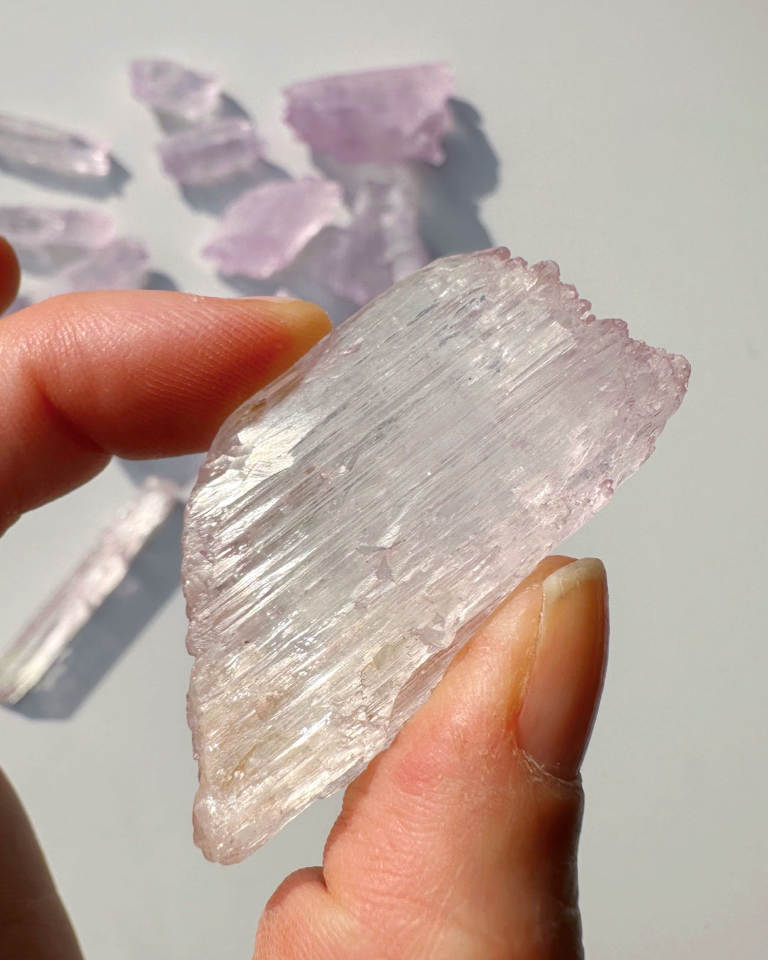 Raw Kunzite - Baltic Mermaid