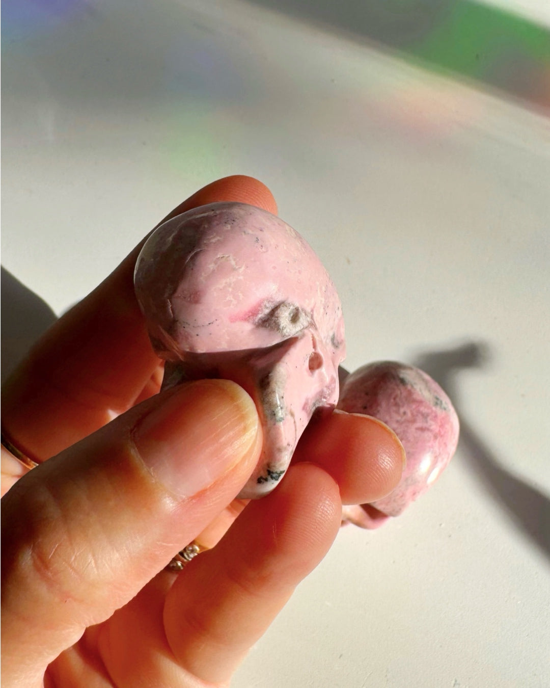 Rhodonite Skull - Baltic Mermaid