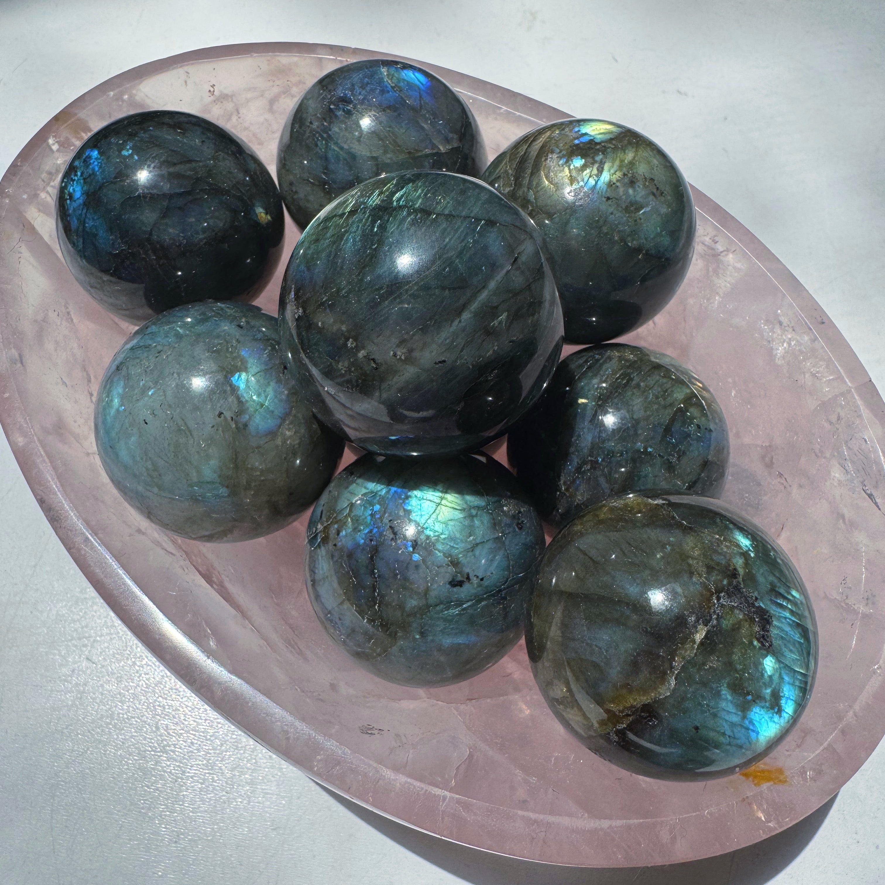 Labradorite Spheres Baltic Mermaid